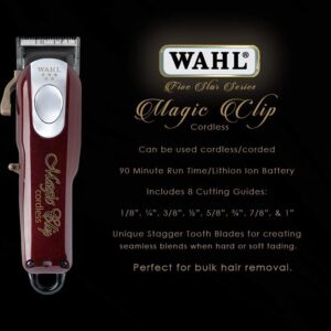 ماشین اصلاح وال مدل مجیک کلیپ بی سیم اصل ا Wahl Magic Clip Cordless
